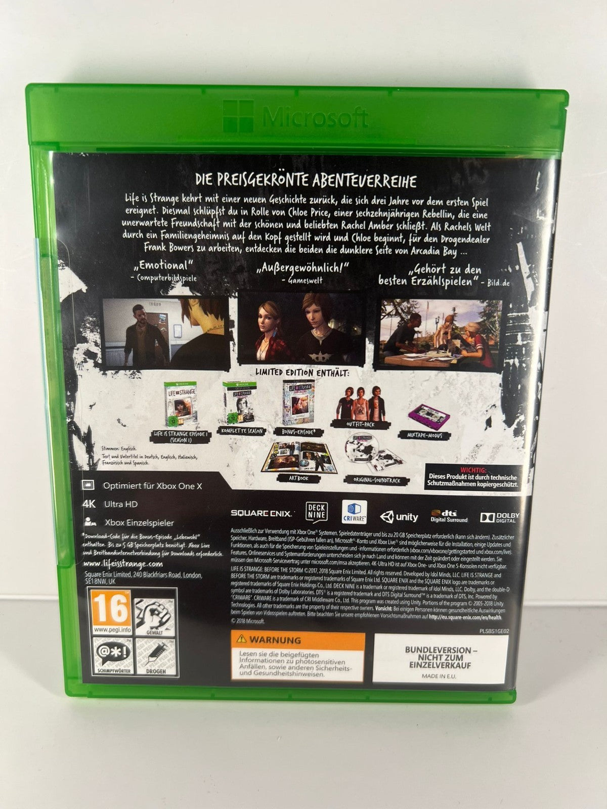 Life is Strange Before The Storm Limited Edition - Xbox One