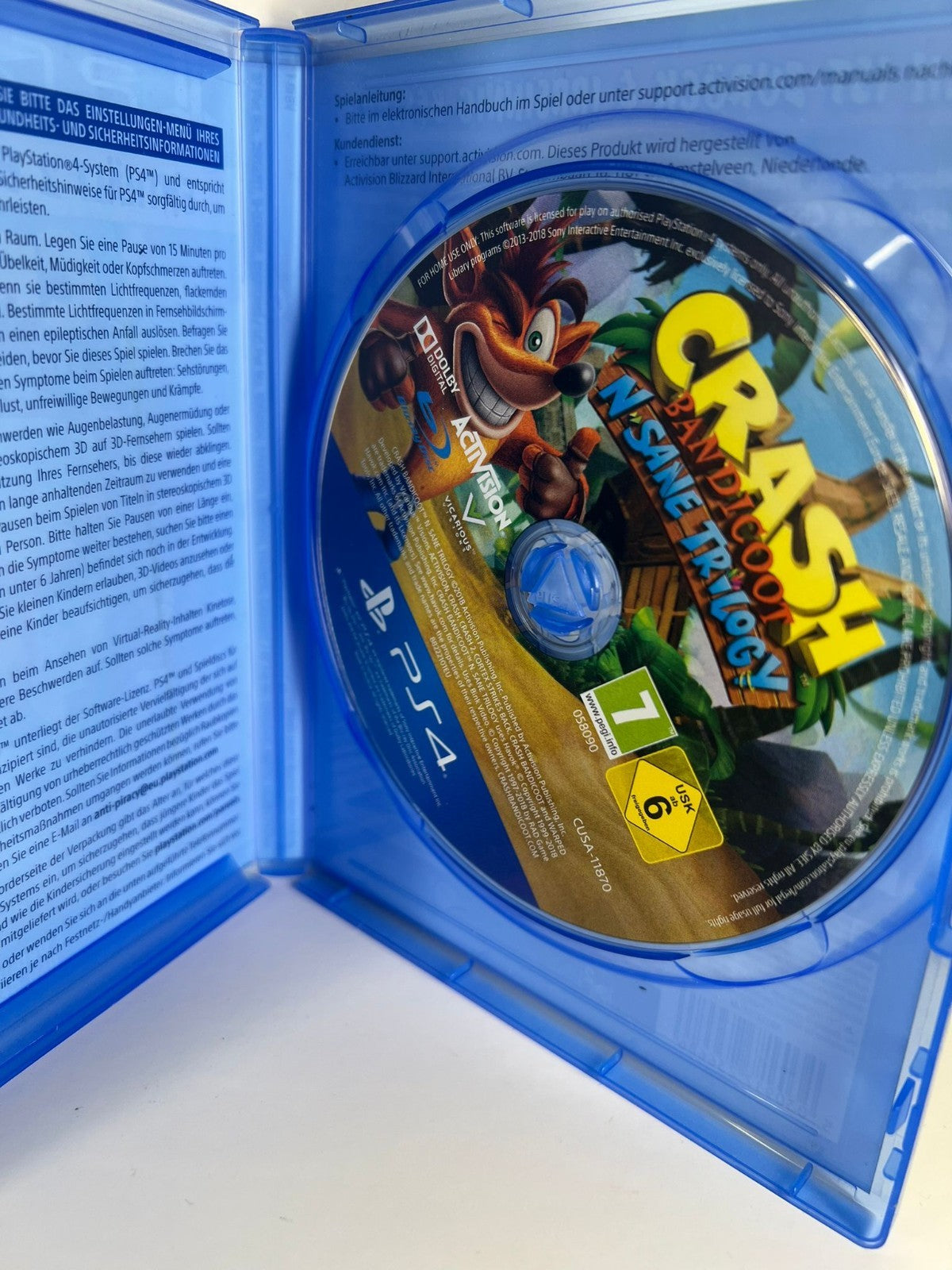 Crash Bandicoot N Sane Trilogy - PS4