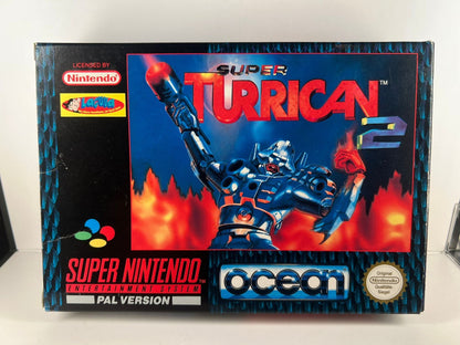 Super Turrican 2 - SNES - Super Nintendo Spiel (mit OVP) PAL - Ocean - Klassiker