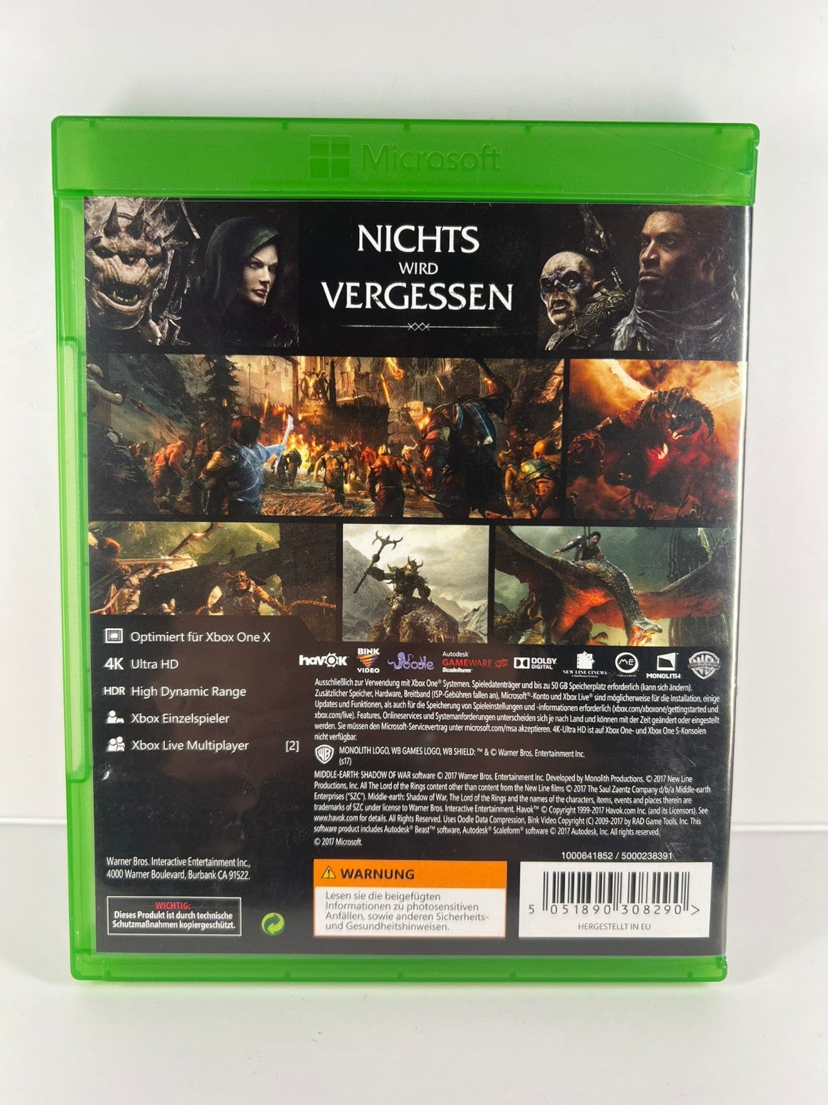 Mittelerde Schatten des Krieges - Xbox One