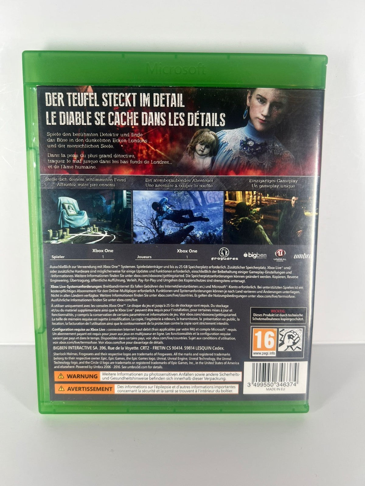 Shelock Holmes The Devils Daughter - Xbox One