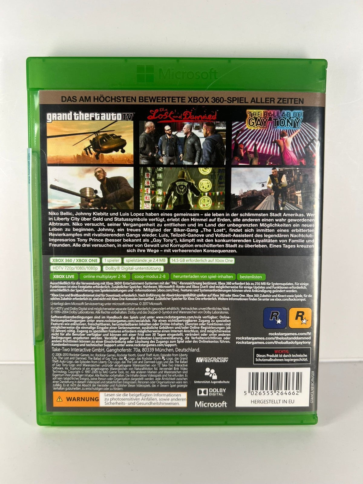 Grand Theft Auto 4 & Episodes from Liberty City - Xbox One Inc. Karte