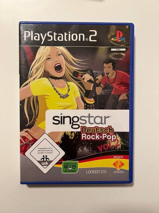 Singstar Deutsch Rock Pop Vol 2 - PS2