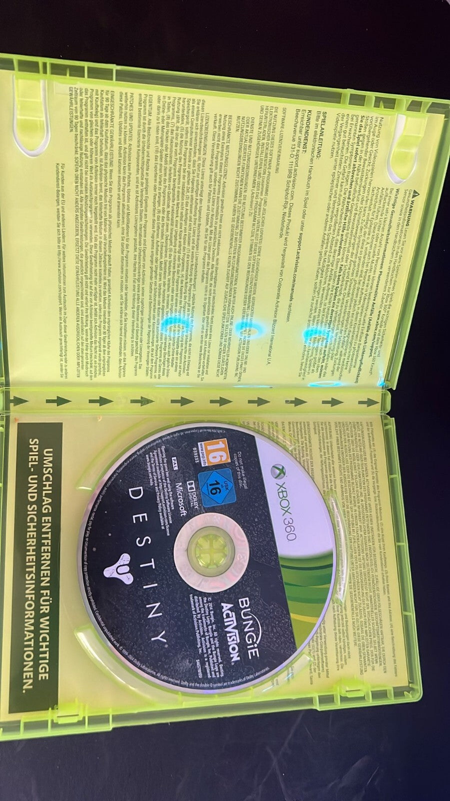 Destiny | Xbox360 | Ohne Anleitung