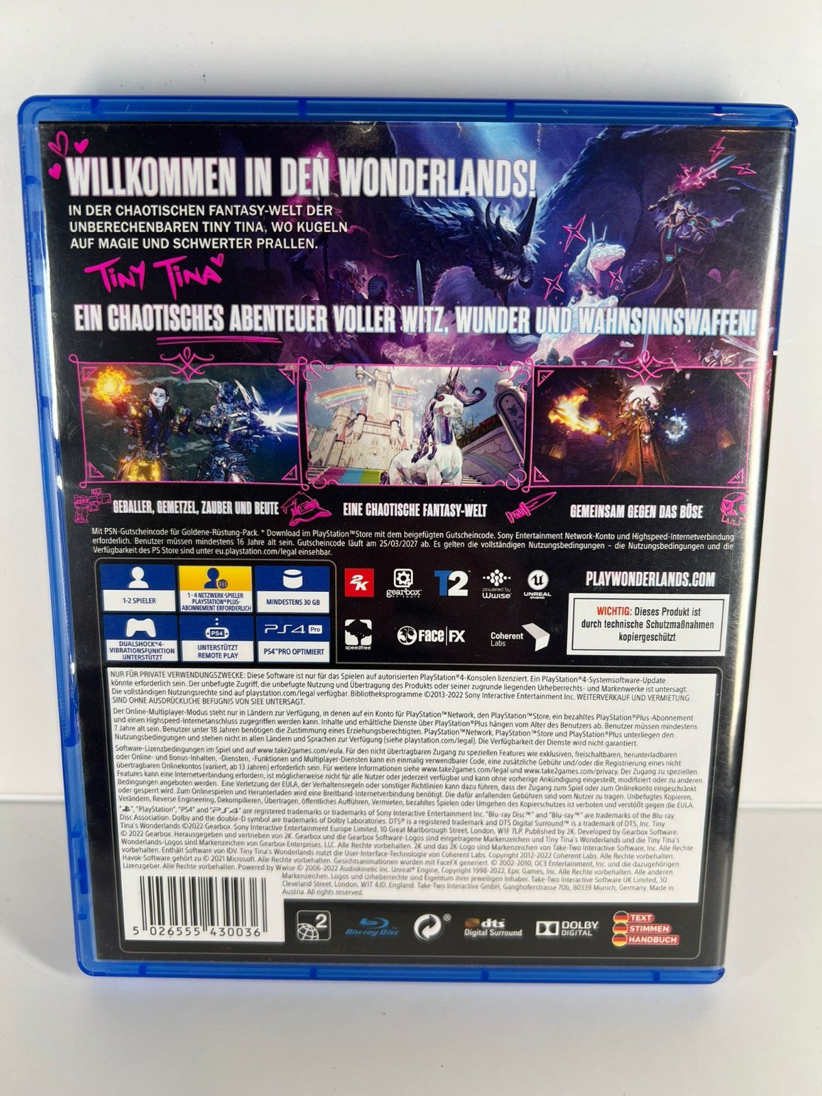 Tiny Tinas Wonderlands - PS4