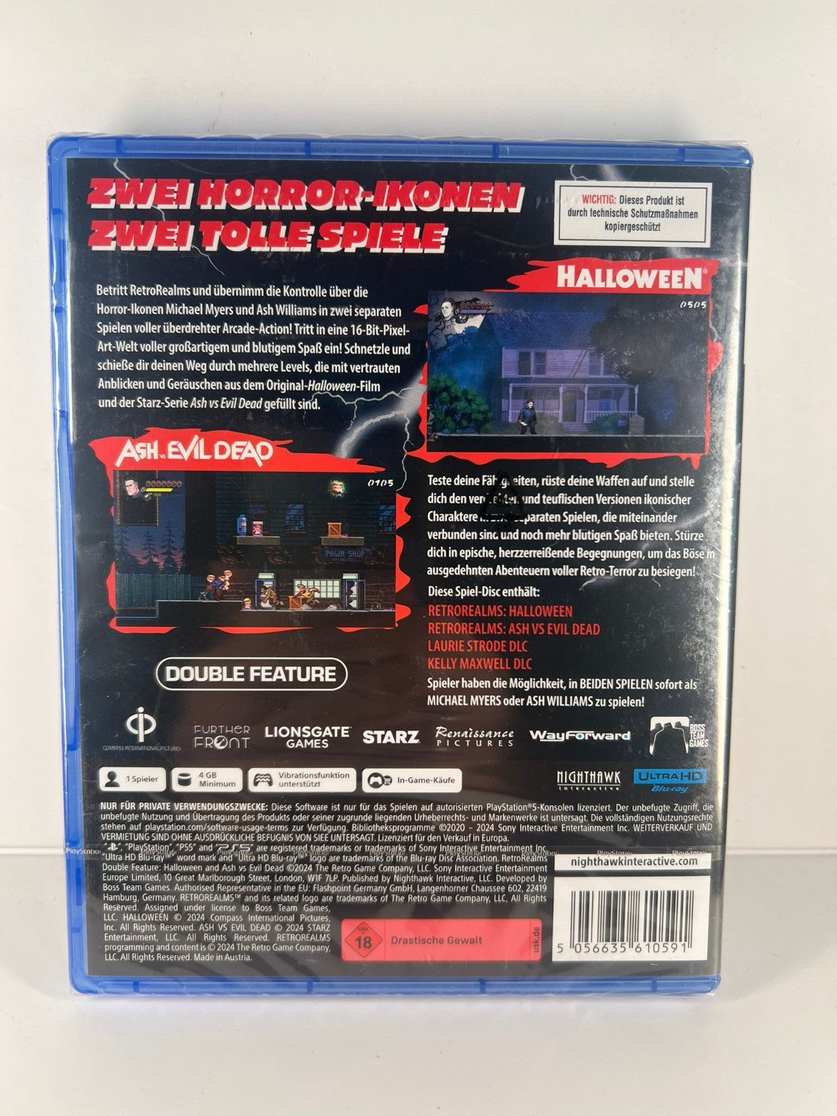 Retro Realms: Halloween & Ash vs Evil Dead - PS5
