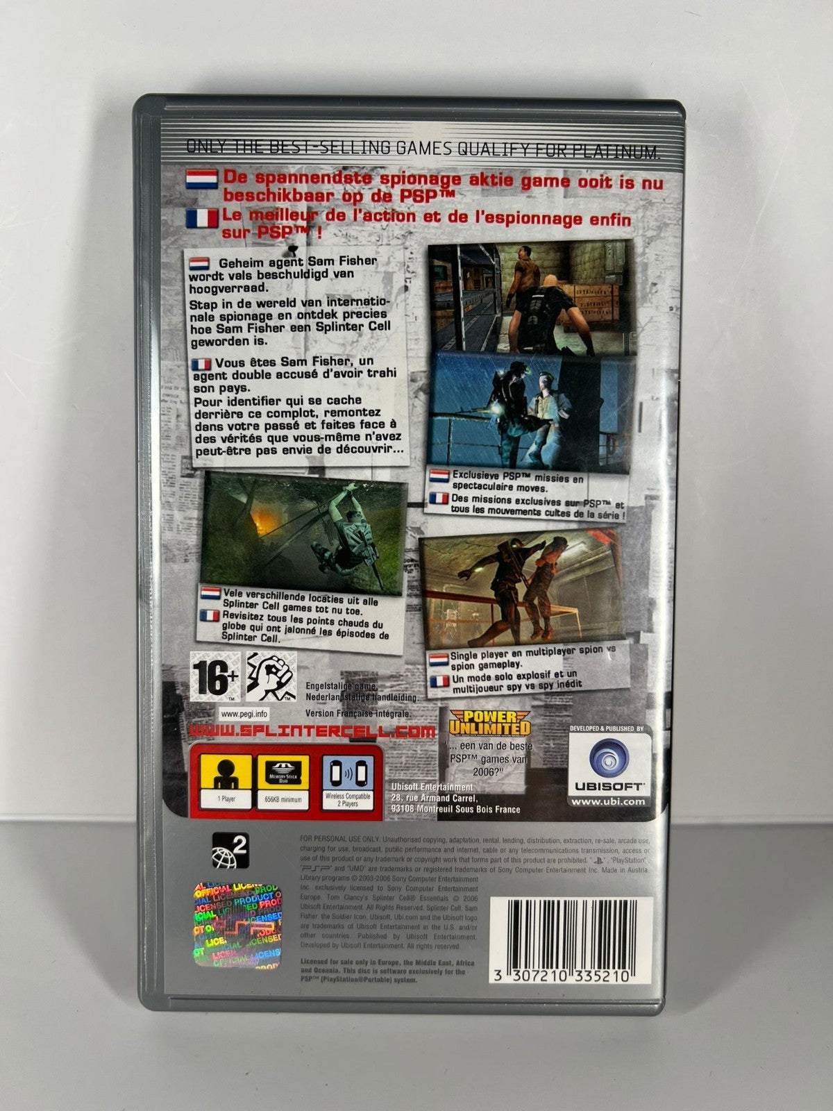 Tom Clancys Splinter Cell Essentials - PSP