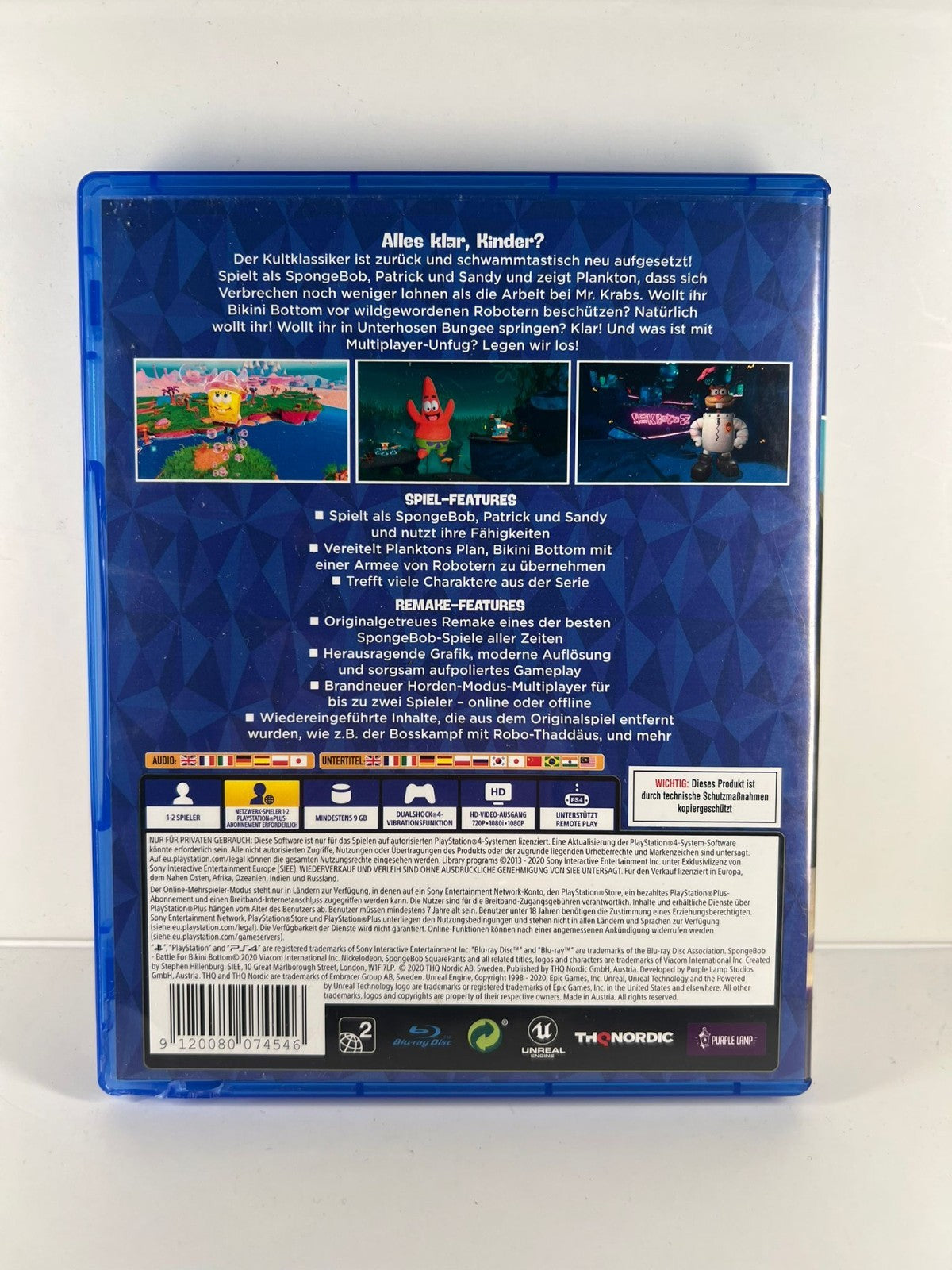 Spongebob Schwammkopf Battle for Bikini Bottom Rehydrated - PS4