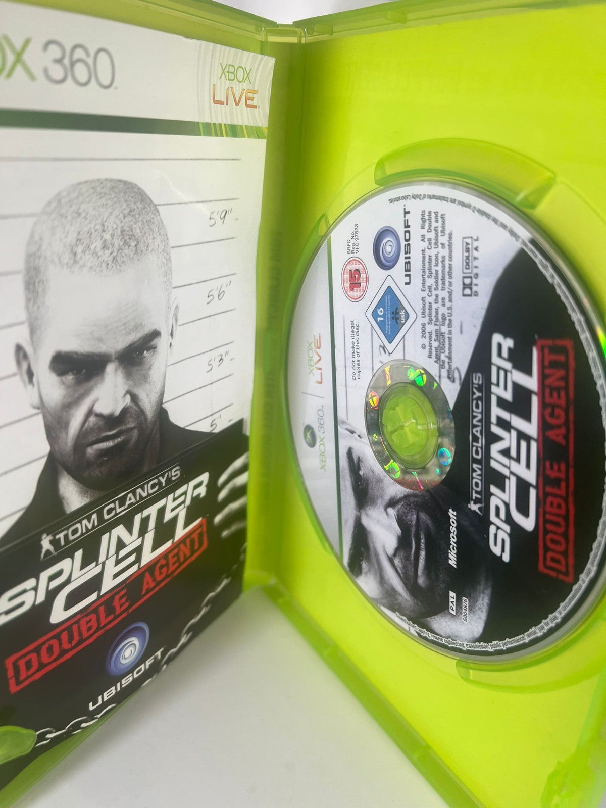 Tom Clancys Splinter Cell Double Agent - xbox 360