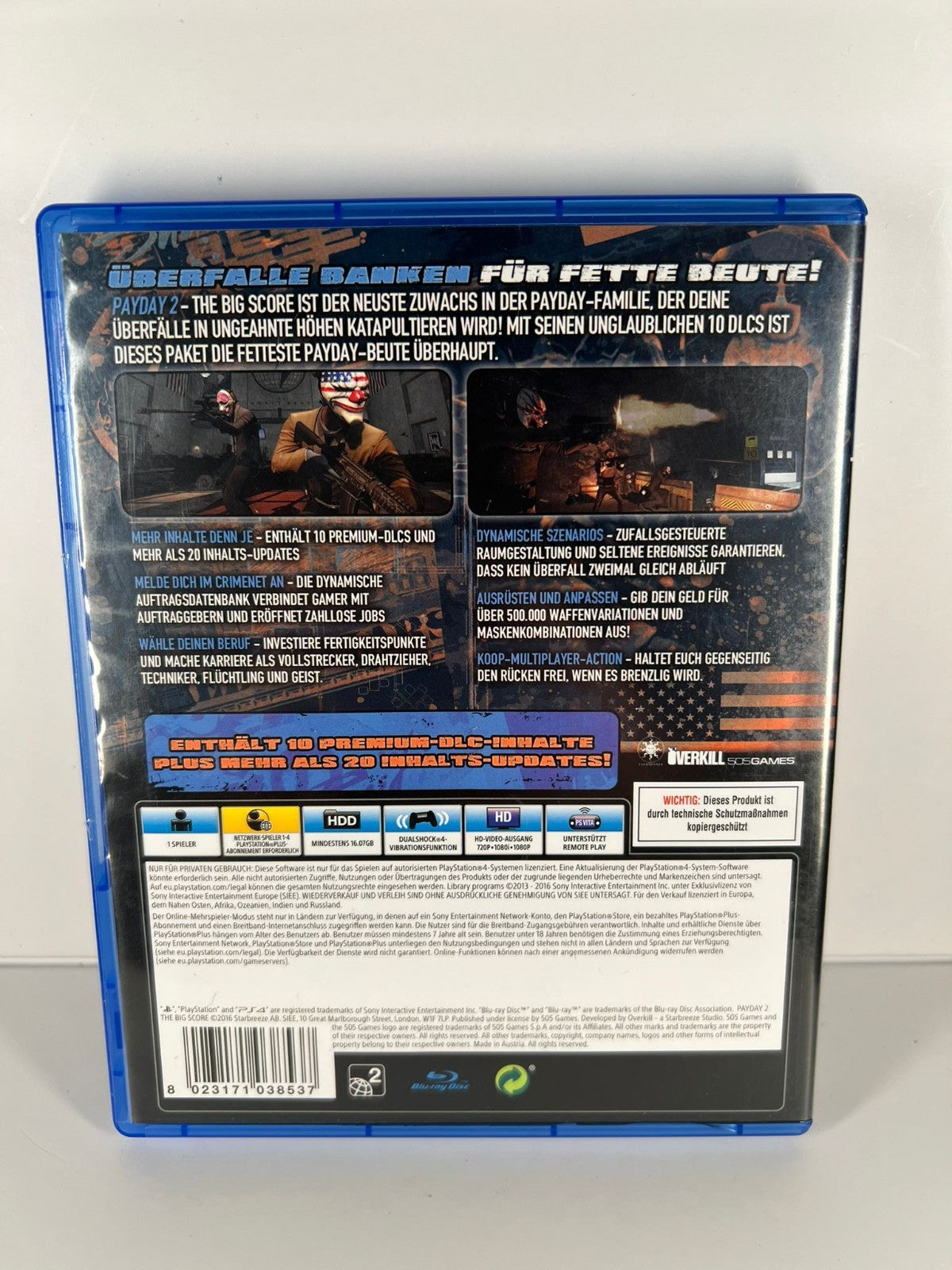 Payday 2 The Big Score - PS4