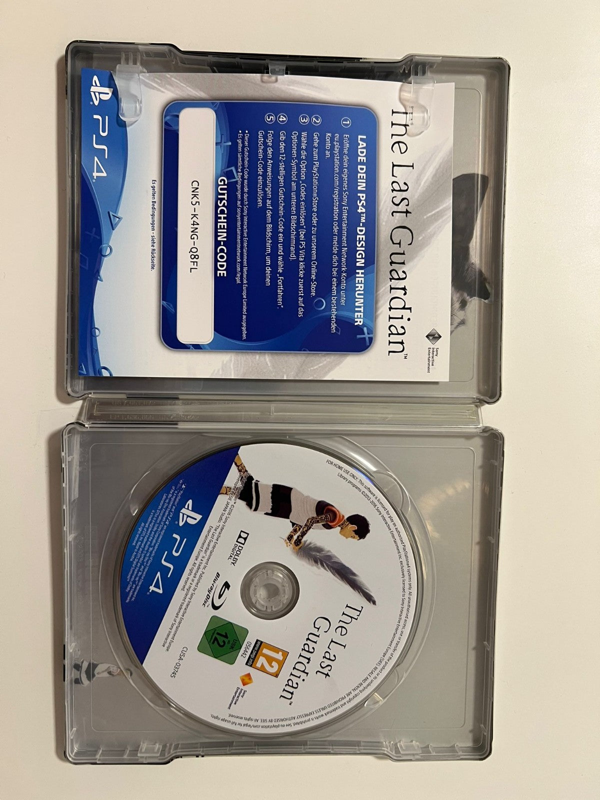 The Last Guardian Steelbook mit Papschuber - PS4