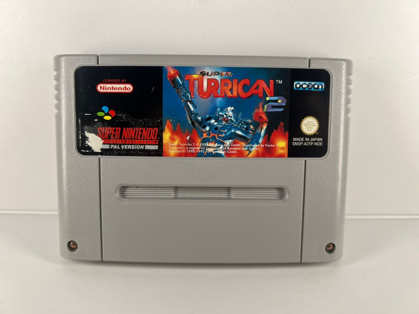 Super Turrican 2 - SNES - Super Nintendo Spiel (mit OVP) PAL - Ocean - Klassiker