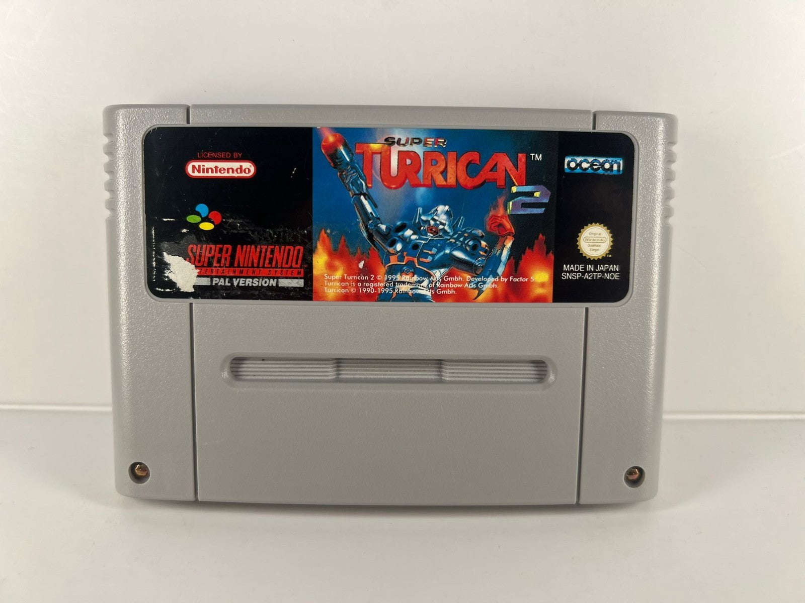 Super Turrican 2 - SNES - Super Nintendo Spiel (mit OVP) PAL - Ocean - Klassiker