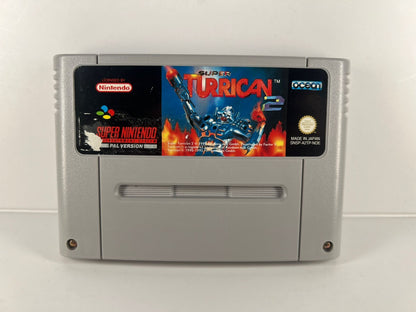 Super Turrican 2 - SNES - Super Nintendo Spiel (mit OVP) PAL - Ocean - Klassiker