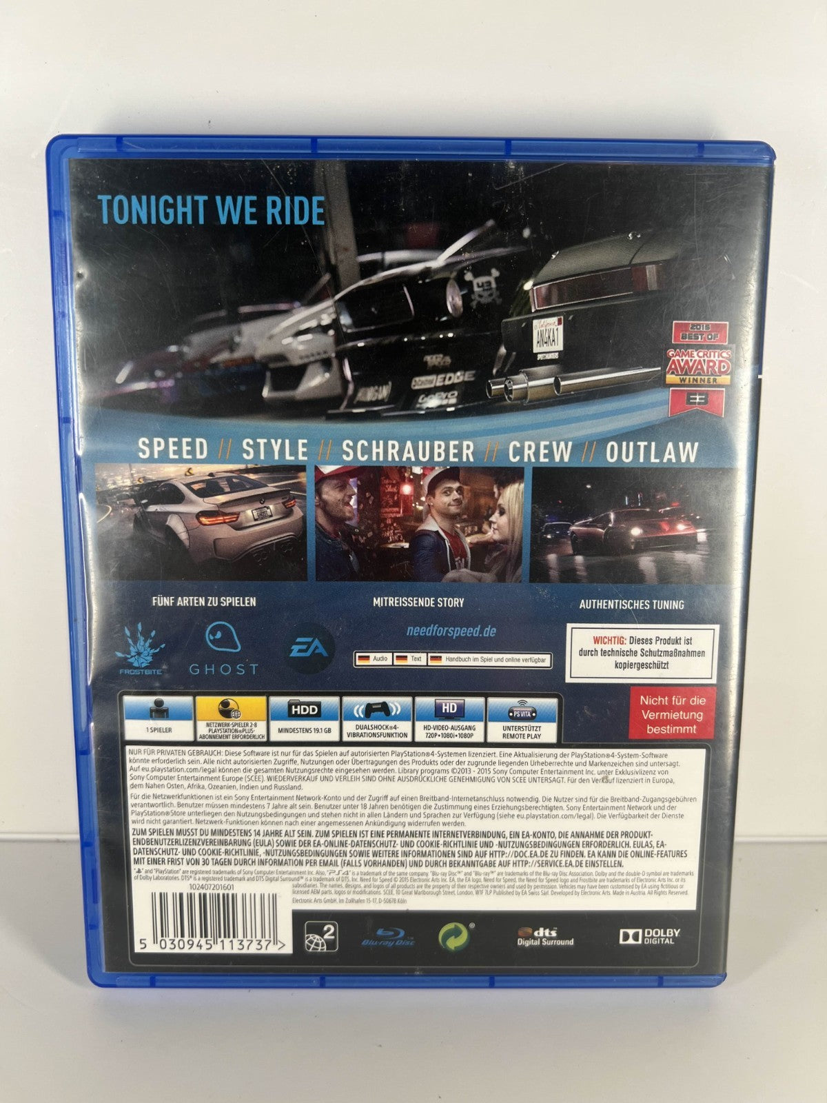 Need for Speed - PS4
