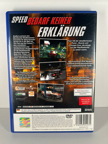 The Fast and The Furious - PS2