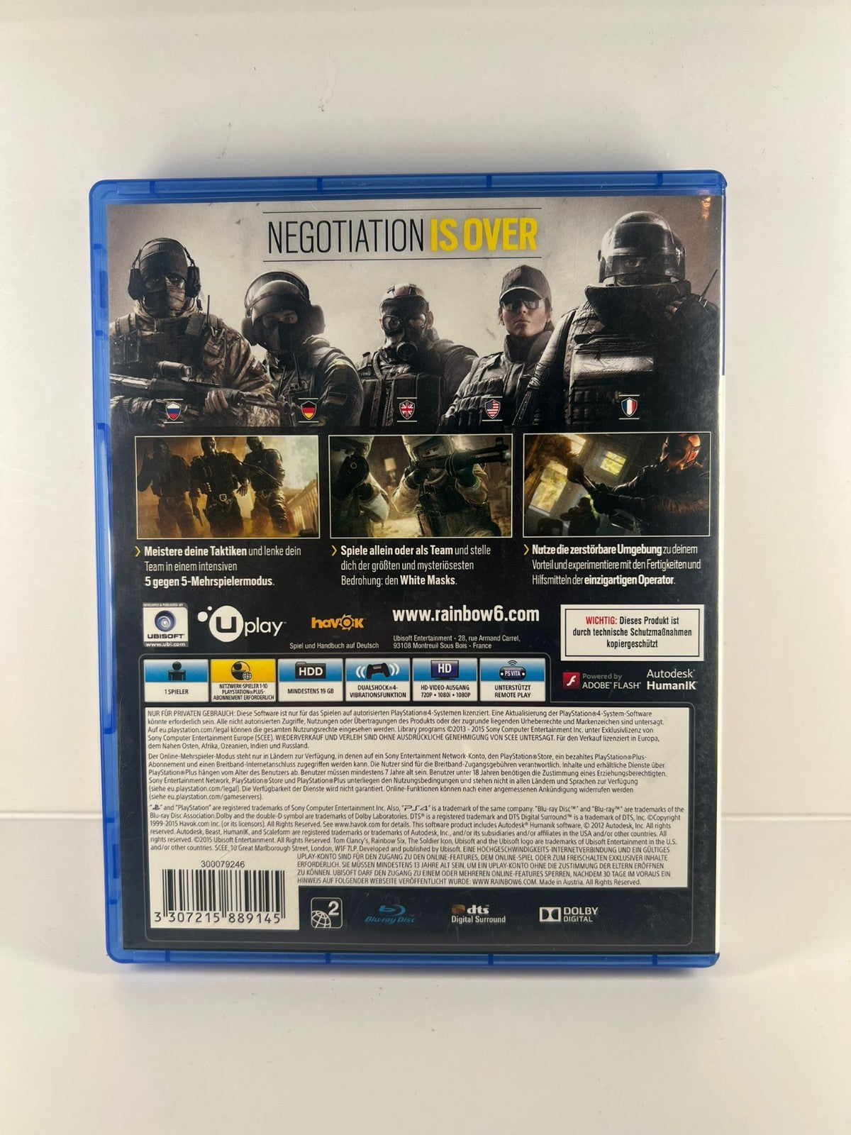 Tom Clancys Rainbow six Siege - PS4