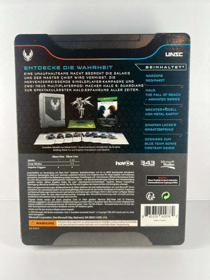 Halo 5 Guardians Limited Edition Steelbook - Xbox One VOLLSTÄNDIG CIB