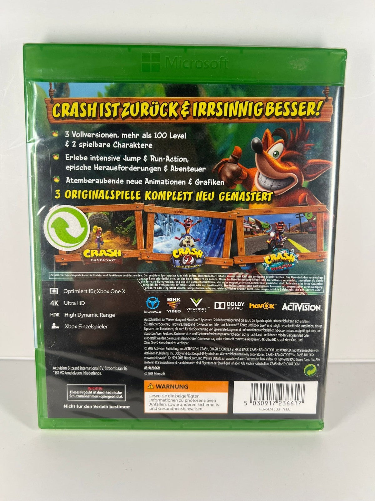 Crash Bandicoot N Sane Trilogy - Xbox One