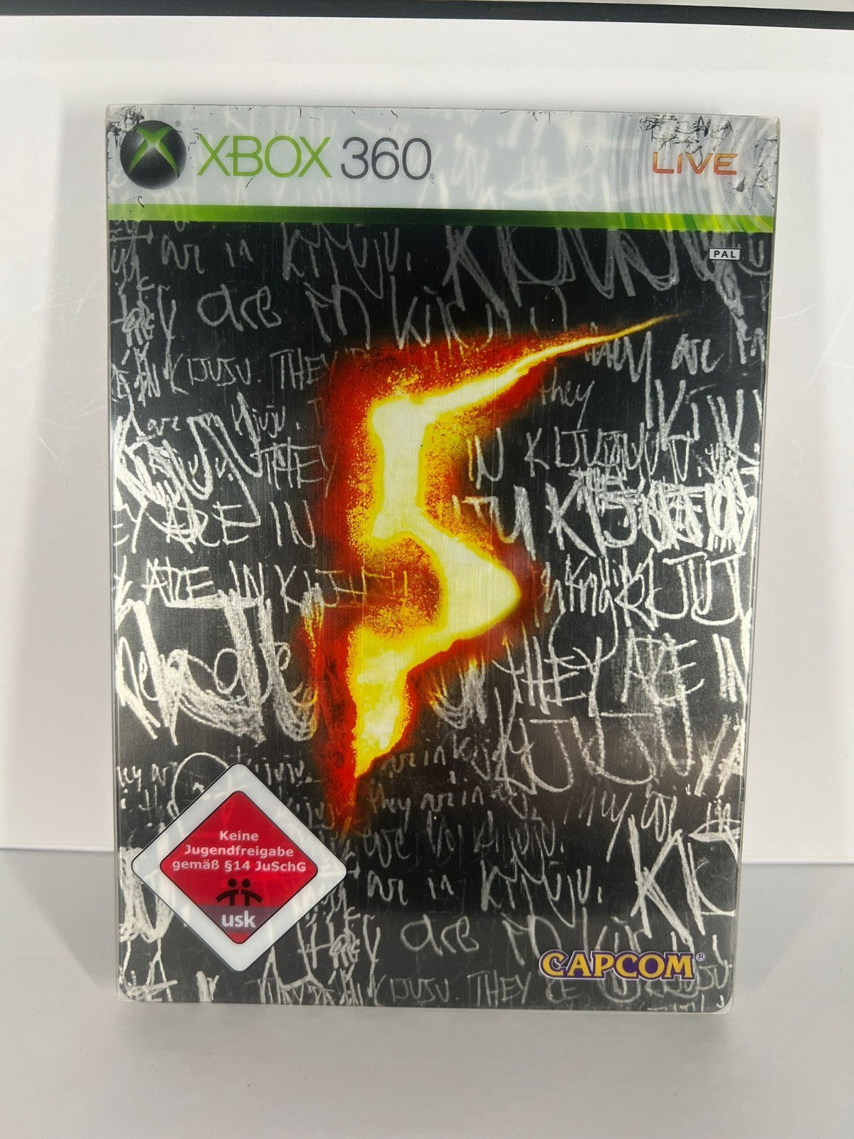 Resident Evil 5 Steelbook - xbox 360