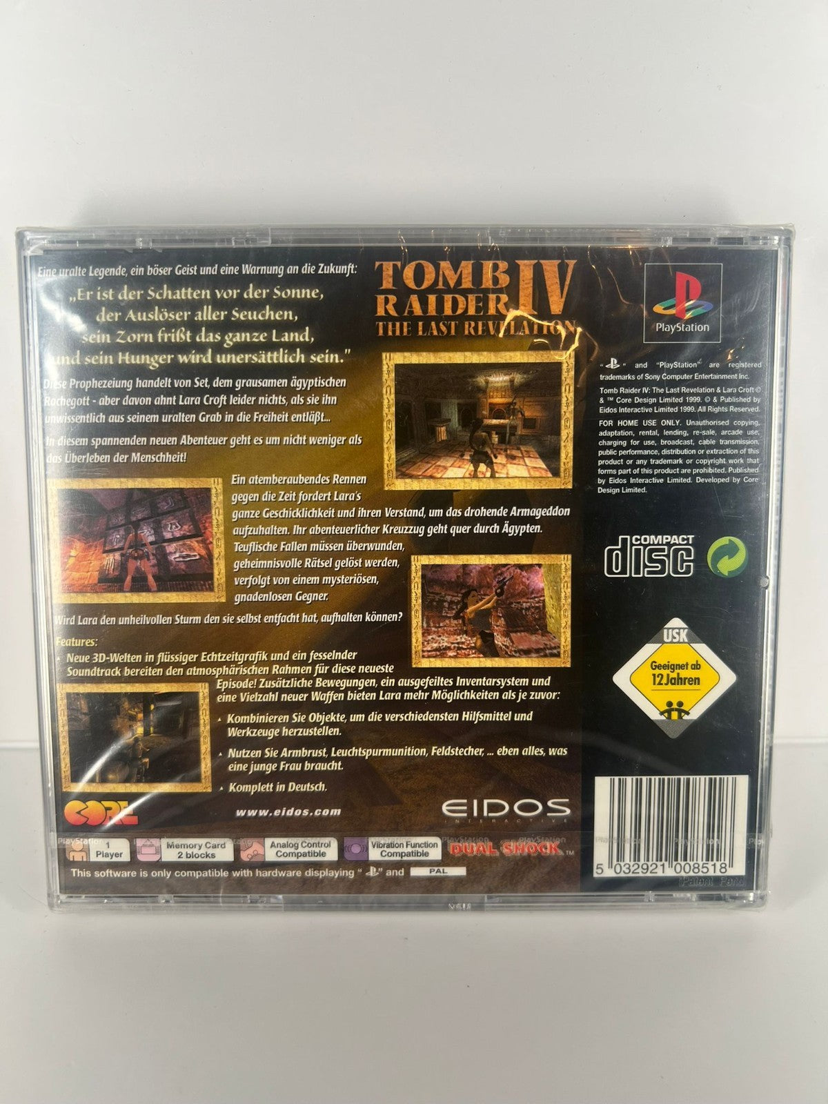 Tomb Raider IV 4 The Last Revelation - PS1 NEU