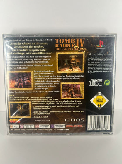Tomb Raider IV 4 The Last Revelation - PS1 NEU