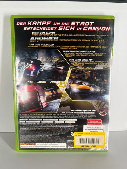 Need for Speed Carbon - xbox 360
