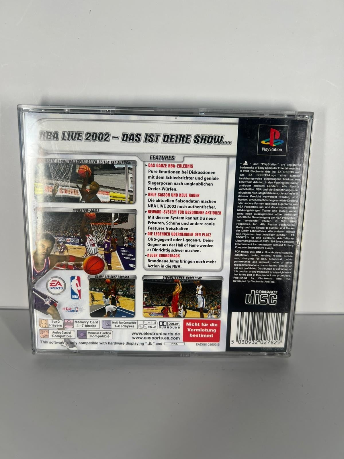 NBA Live 2002 - PS1