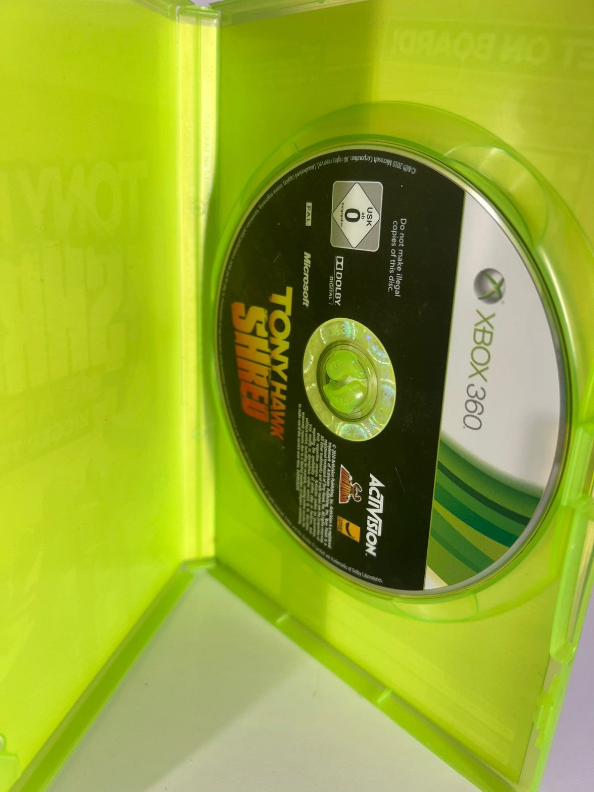 Tony Hawk Shred Big Air Bigger Tricks - xbox 360