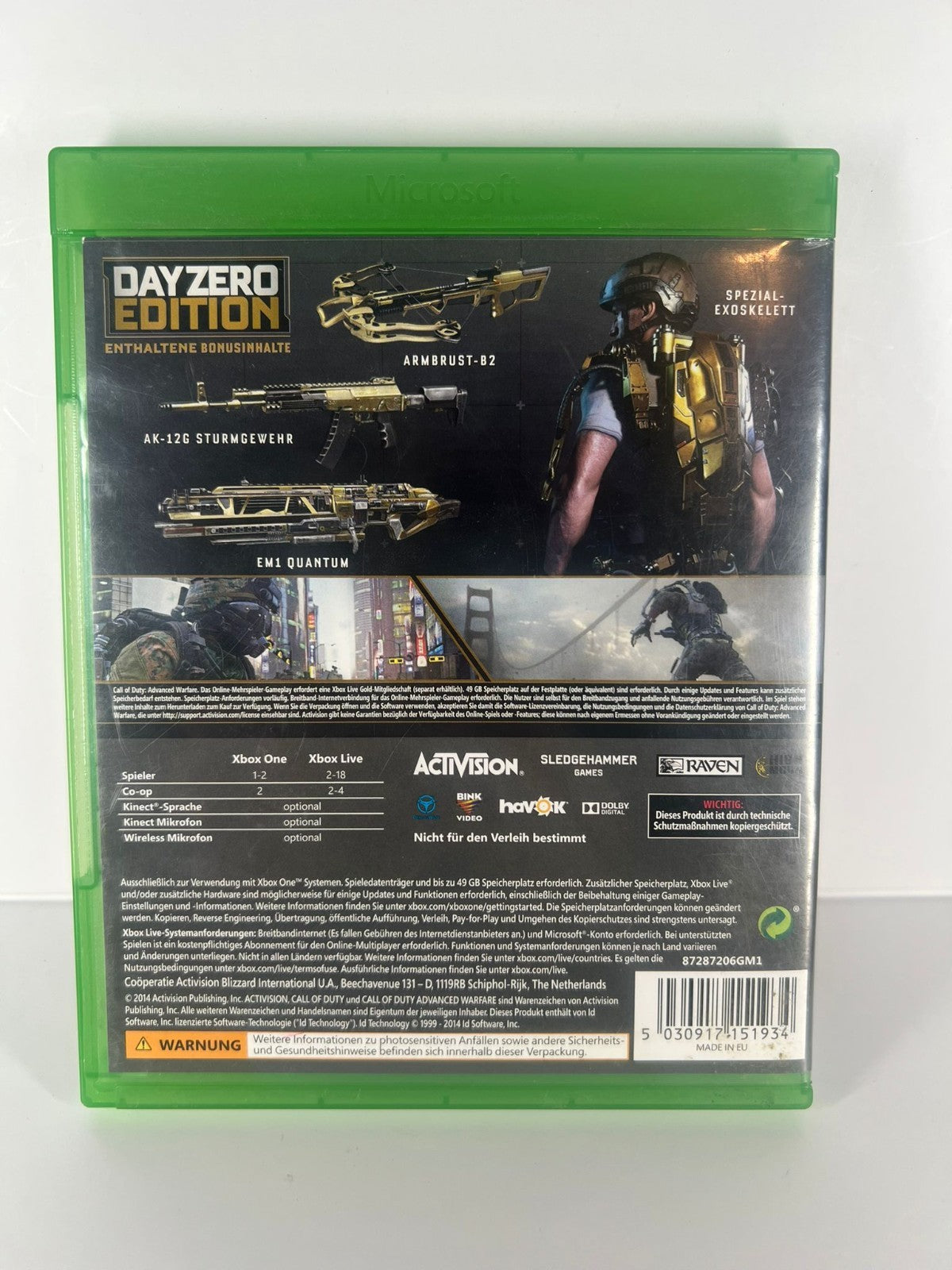 Call of Duty Advanced Warfare - Xbox One