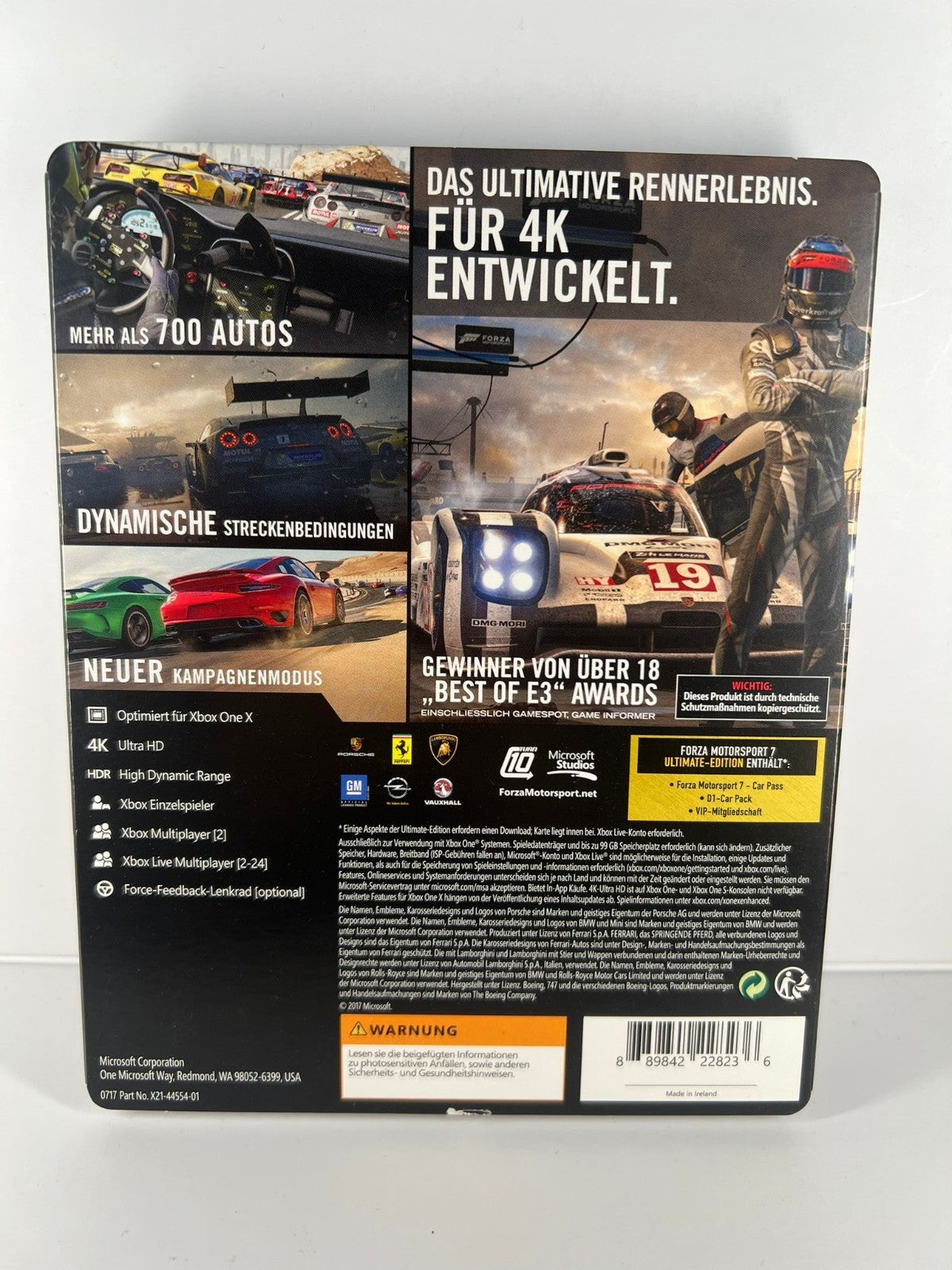 Forza Motorsport 7 Ultimate Edition Steelbook - Xbox One