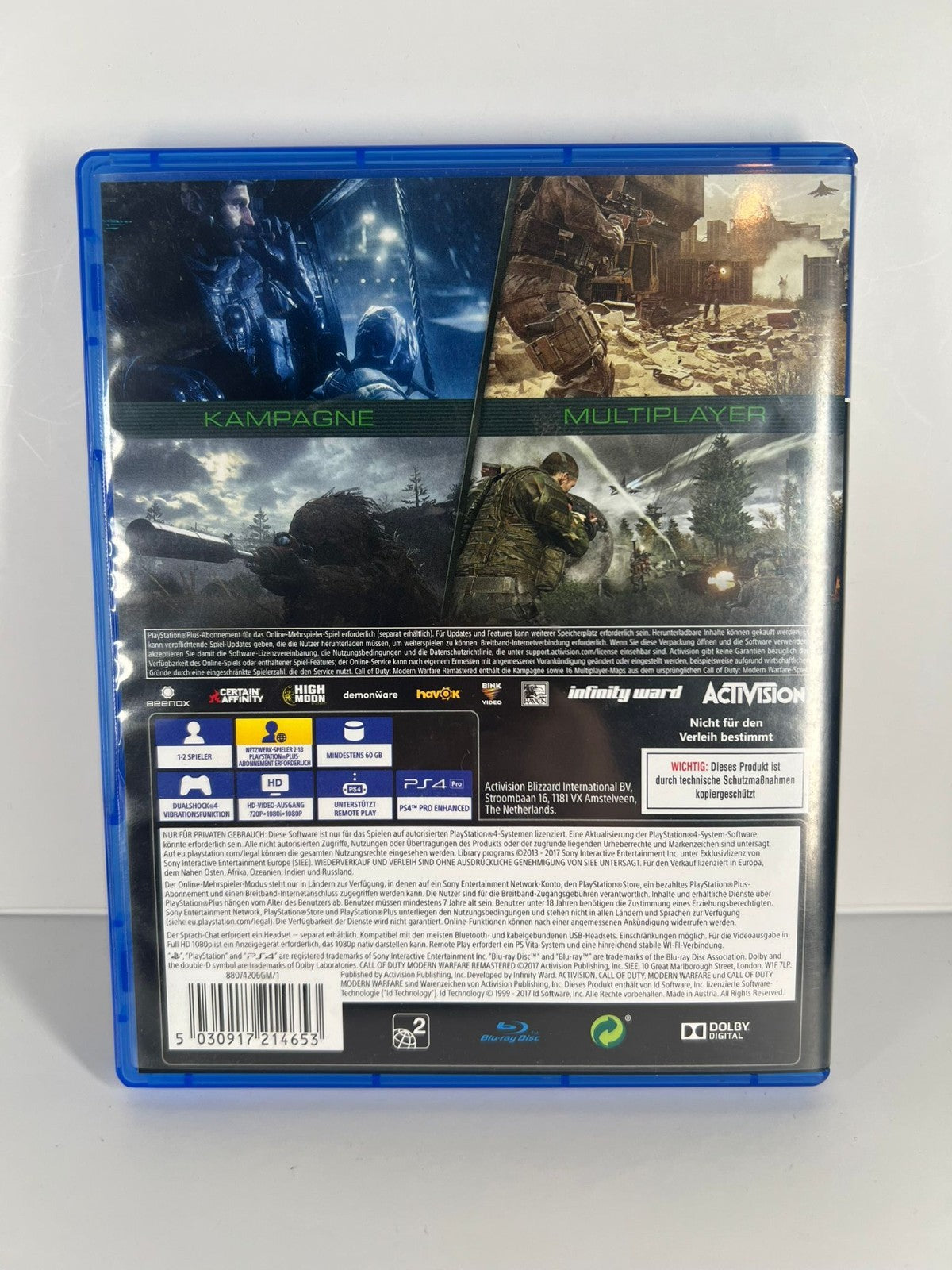 Call of Duty Modern Warfare Remastered - PS4