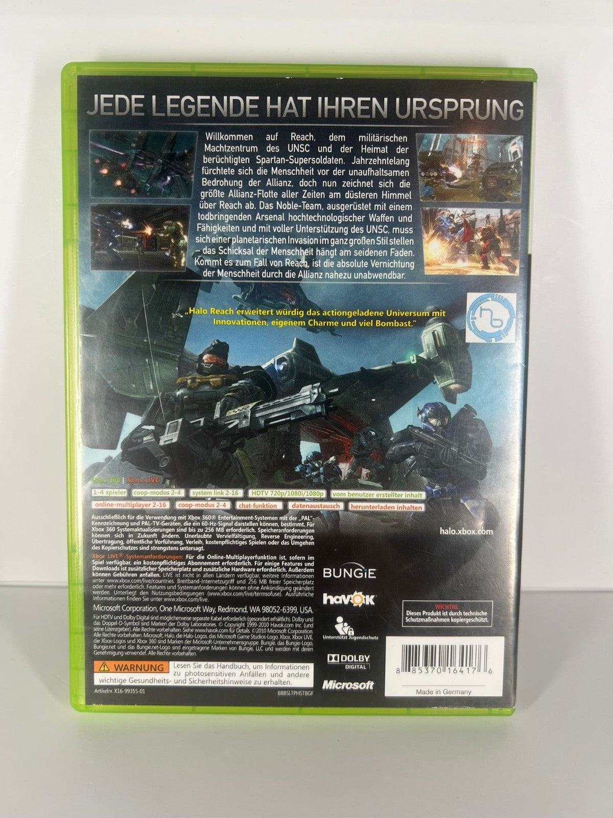 Halo Reach - xbox 360