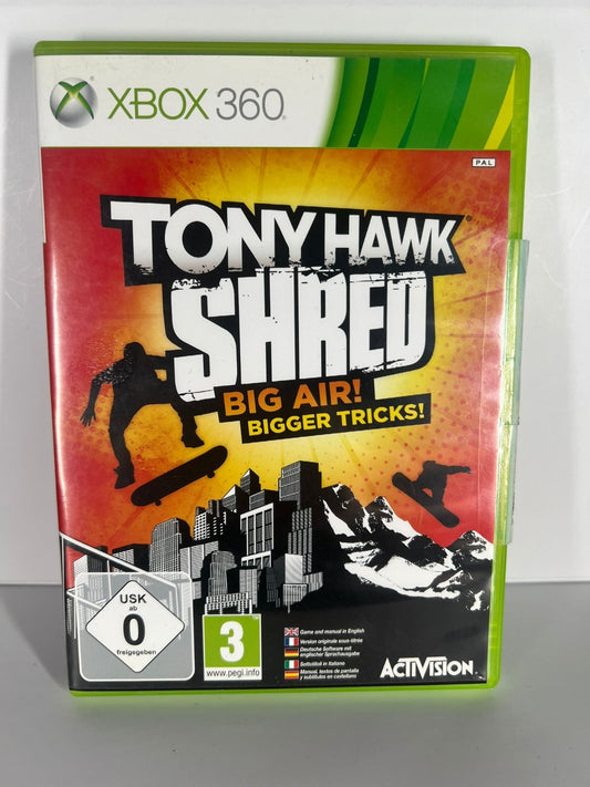Tony Hawk Shred Big Air Bigger Tricks - xbox 360