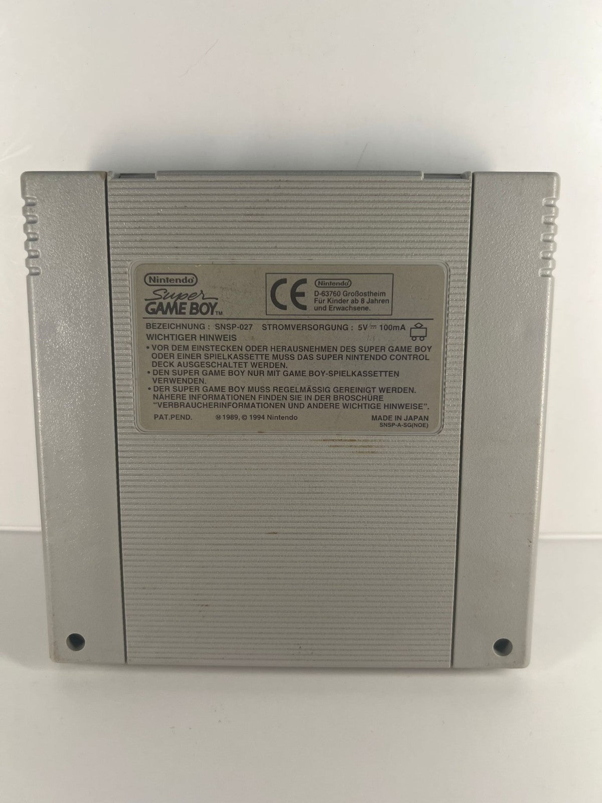 Super Gameboy Adapter - SNES