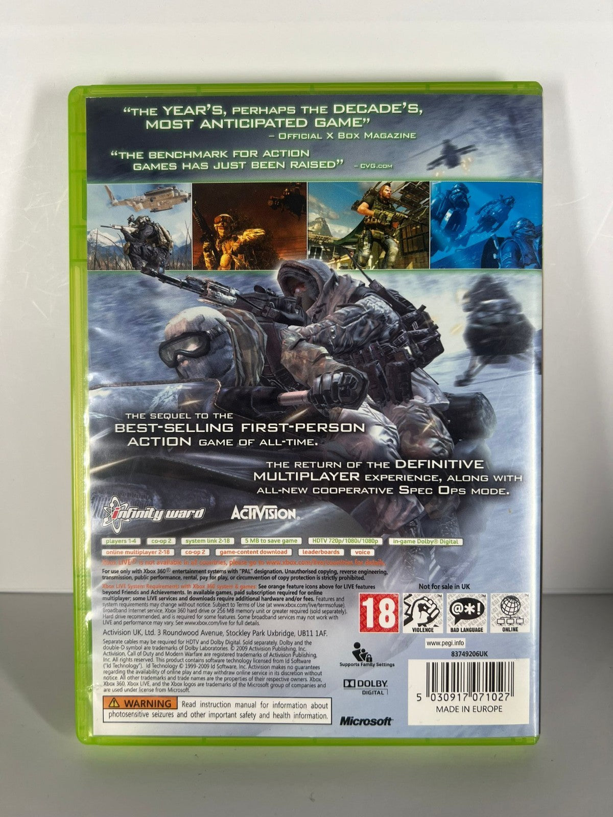 Call of Duty Modern Warfare 2 - xbox 360