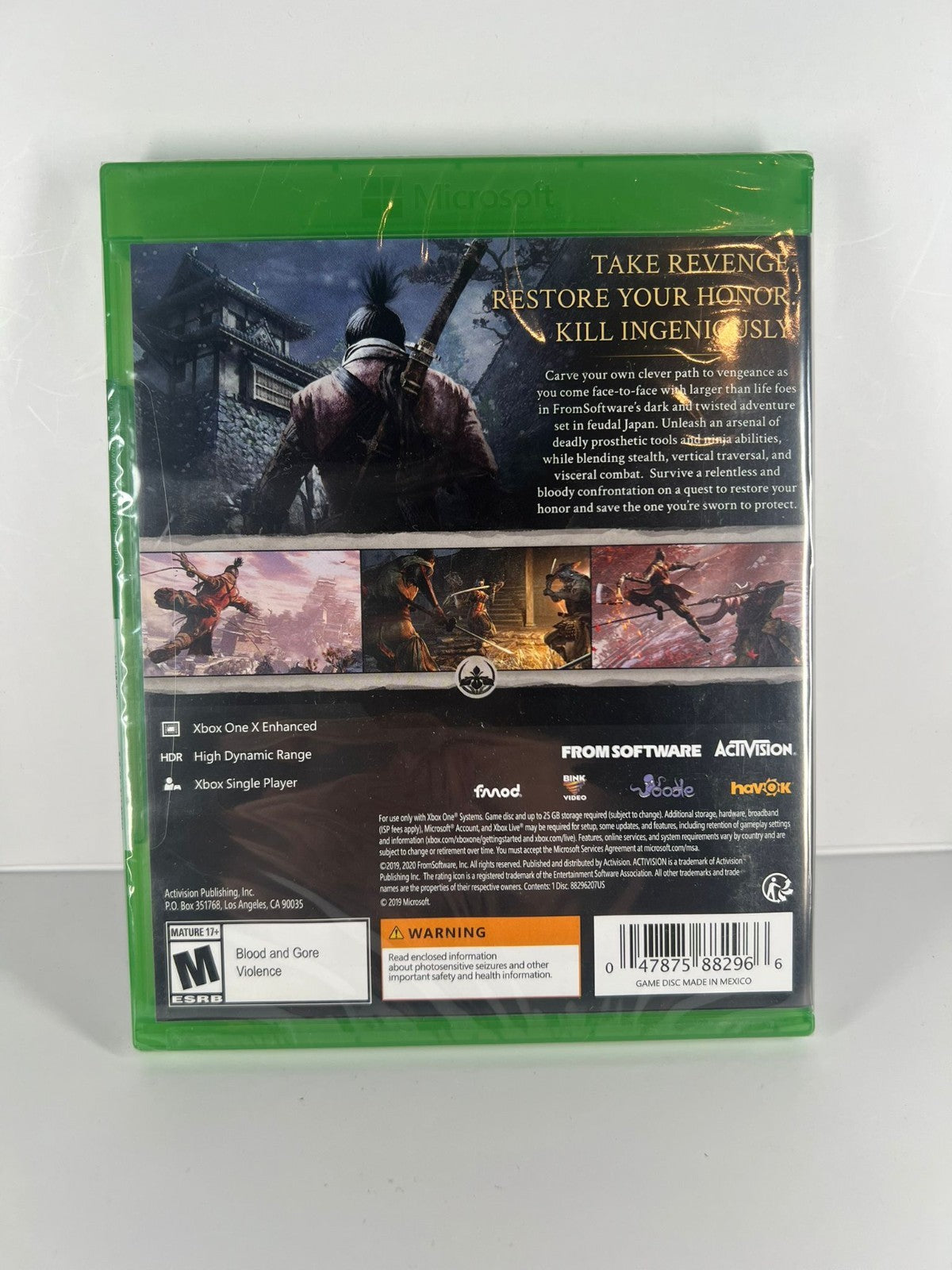 Sekiro Shadows Die Twice NEU - Xbox One