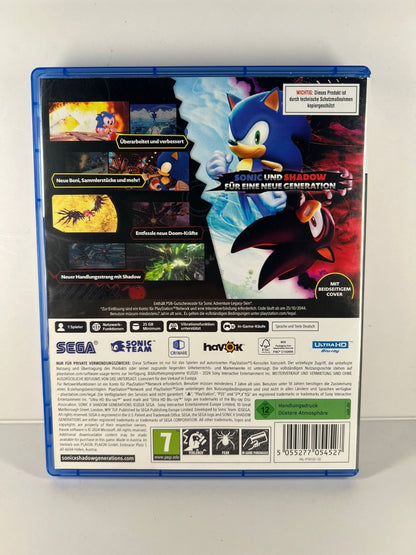 Sonic Shadow Generations Day One Edition - PS5