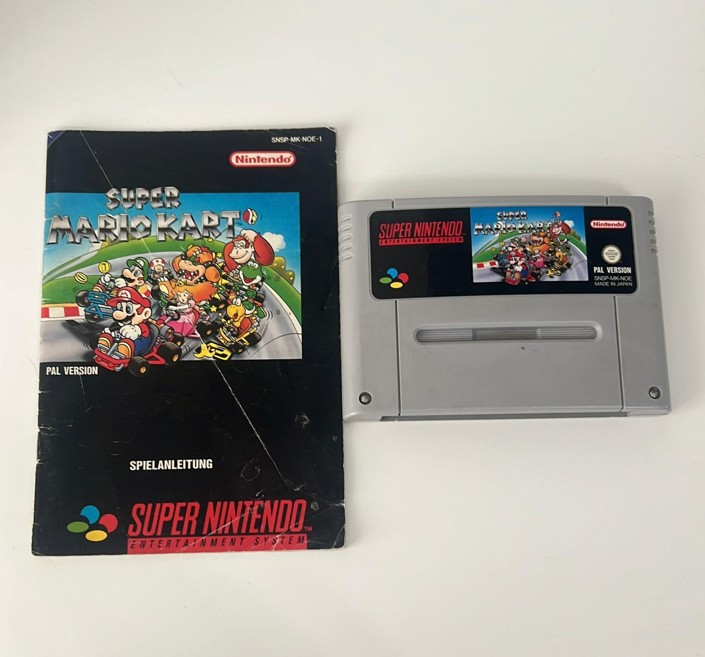 Super Mario Kart + Spielanleitung - SNES